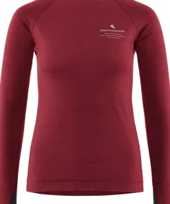 Klättermusen Women's Fafne Crew Dark Russet