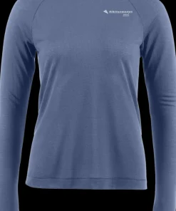 Klättermusen Women's Groa Longsleeve Tee Fog Blue
