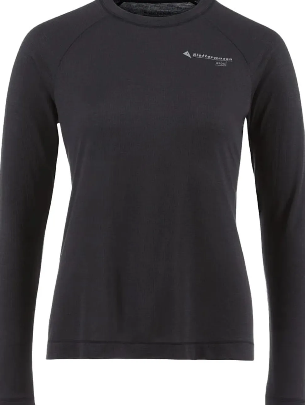 Klättermusen Women's Groa Longsleeve Tee Raven