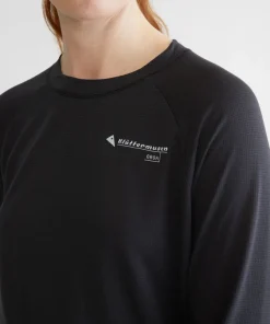 Klättermusen Women's Groa Longsleeve Tee Raven