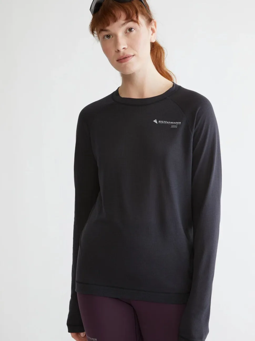 Klättermusen Women's Groa Longsleeve Tee Raven