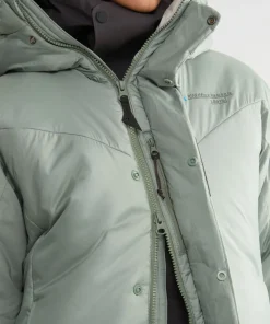 Klättermusen Women's Lödyn Hood Jacket Faded Green
