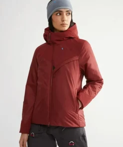 Klättermusen Women's Urd Hood Jacket Madder Red