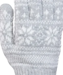 Kombi Unisex Nordic Jacquard Gloves Platinum
