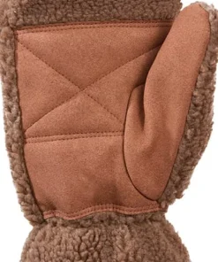 Kombi Women's Camila Sherpa Mittens Brown Oak