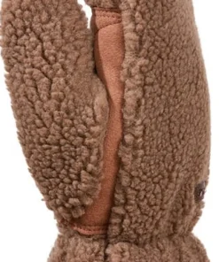 Kombi Women's Camila Sherpa Mittens Brown Oak