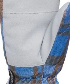 Kombi Women's Canadienne Mittens Silky Blue Tartan