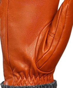 Kombi Women's Rolly Leather Mittens Chamois