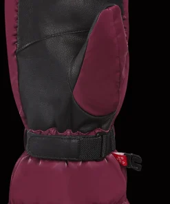 Kombi Women's Snazzy Ethical Goose Down Mittens Rosewood Red