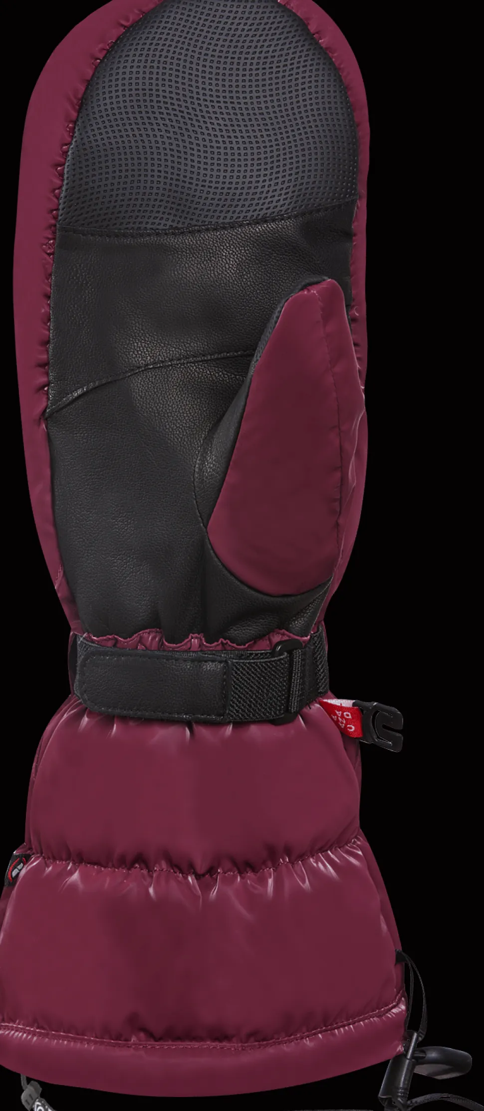 Kombi Women's Snazzy Ethical Goose Down Mittens Rosewood Red