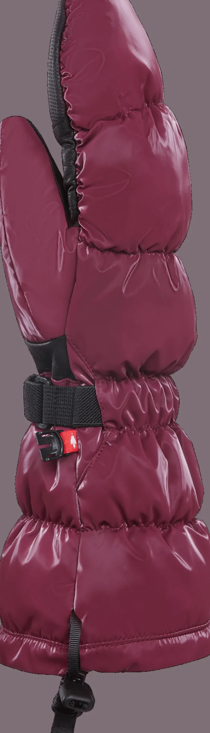 Kombi Women's Snazzy Ethical Goose Down Mittens Rosewood Red