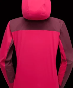 La Sportiva Women's Freeway Wind Jacket Azalea/Redwood