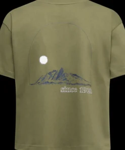 La Sportiva Women's Trilogy Crop T-Shirt Cypress/Chalk