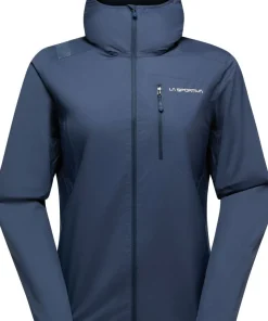 La Sportiva Women's Wall Breeze Stretch Jacket Night Sky/chalk
