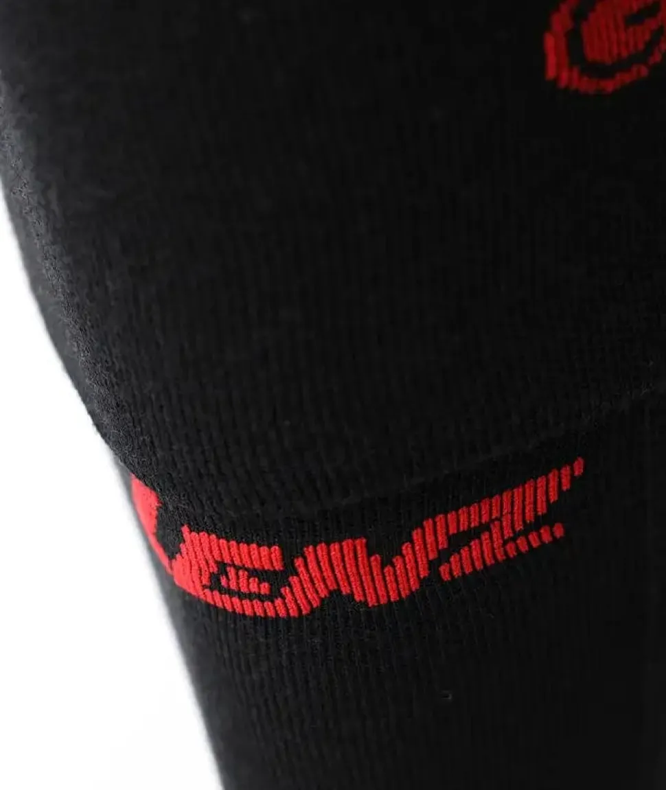 Lenz Heat Sock 6.1 Toe Cap Compression Black
