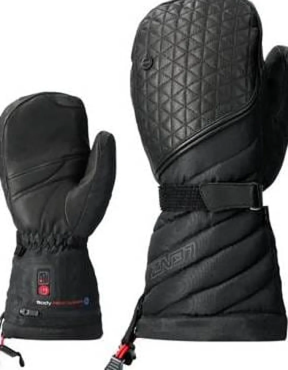Lenz Women's Heat Glove 6.0 Finger Cap Mittens Black