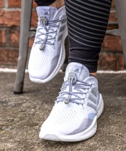 Lock Laces No Tie Shoelaces Solid Grey