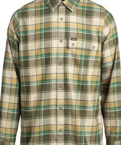 Lundhags Men's Järpen Plaid Flannel Shirt Hay