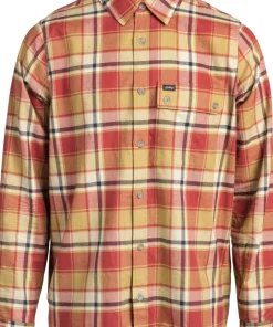 Lundhags Men's Järpen Plaid Flannel Shirt Rosewood