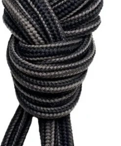 Lundhags Shoe Laces 180 cm Black/Grey
