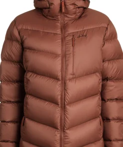 Lundhags Women's Fulu Down Hooded Jacket Burgundy