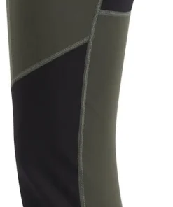 Lundhags Women's Fulu Wool Tights Dark Forest Green/Black