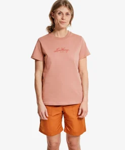 Lundhags Women's Järpen Logo T-shirt Stone Pink