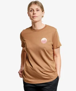 Lundhags Women's Järpen Printed T-Shirt Hazel