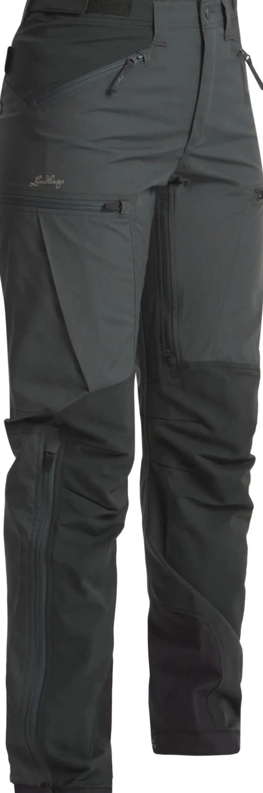 Lundhags Women's Makke High Waist Curved Pant Dark Agave/Seaweed