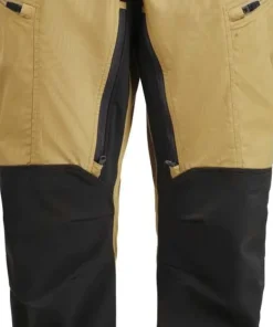 Lundhags Women's Makke High Waist Curved Pant Hay/charcoal