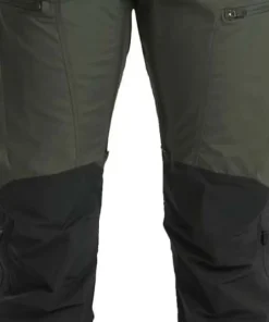 Lundhags Women's Makke High Waist Curved Pants Short Forest Green/black