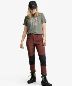 Lundhags Women's Padje Stretch Pant Burgundy/black