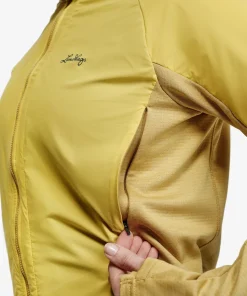 Lundhags Women's Padje Windbreaker Hoodie Straw/bamboo