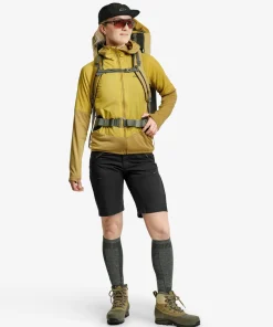Lundhags Women's Padje Windbreaker Hoodie Straw/bamboo