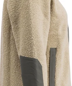 Lundhags Women's Saruk Wool Pile Mid Full Zip Sand