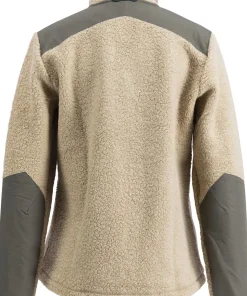 Lundhags Women's Saruk Wool Pile Mid Full Zip Sand