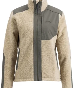 Lundhags Women's Saruk Wool Pile Mid Full Zip Sand