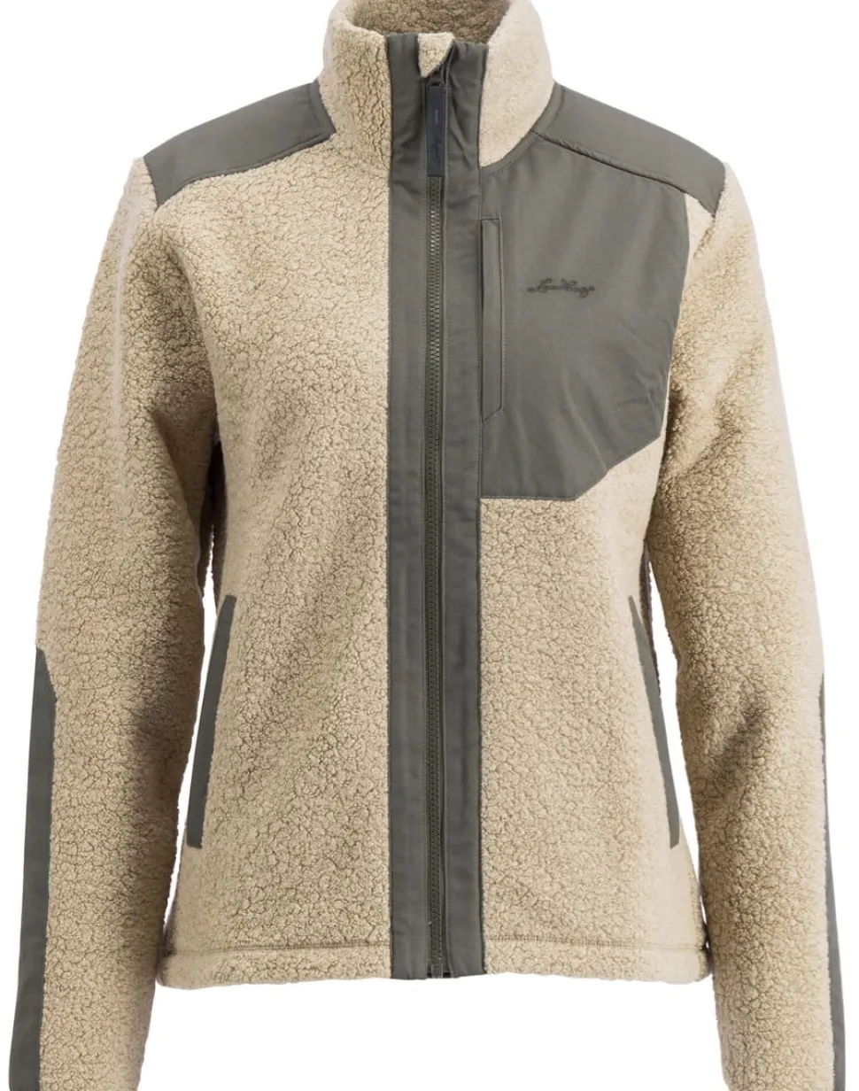 Lundhags Women's Saruk Wool Pile Mid Full Zip Sand