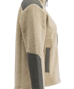 Lundhags Women's Saruk Wool Pile Mid Full Zip Sand