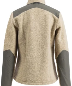 Lundhags Women's Saruk Wool Pile Mid Full Zip Sand