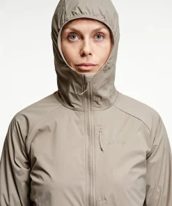 Lundhags Women's Tived Light Windbreaker Jacket Driftwood