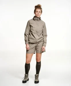 Lundhags Women's Tived Light Windbreaker Jacket Driftwood