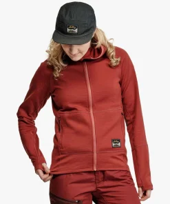Lundhags Women's Tived Merino Hoodie Rosewood