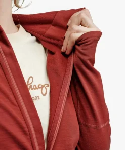 Lundhags Women's Tived Merino Hoodie Rosewood