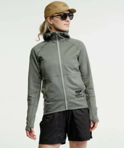 Lundhags Women's Tived Merino Hoodie Aloe Green