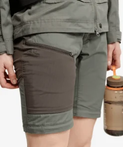 Lundhags Women's Tived Zip-Off Pant Aloe Green/forest Green