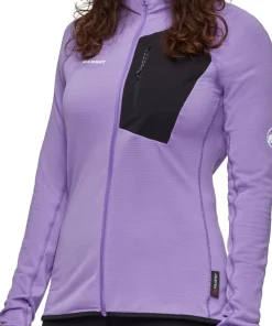 Mammut Women's Aenergy Light ML Hooded Jacket Lavandin-black