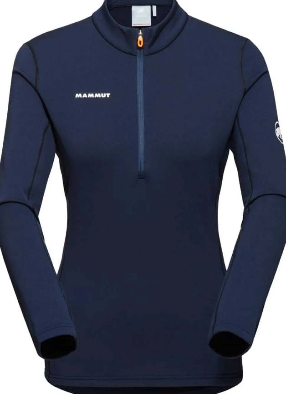 Mammut Women's Aenergy ML Half Zip Pull Marine/Black
