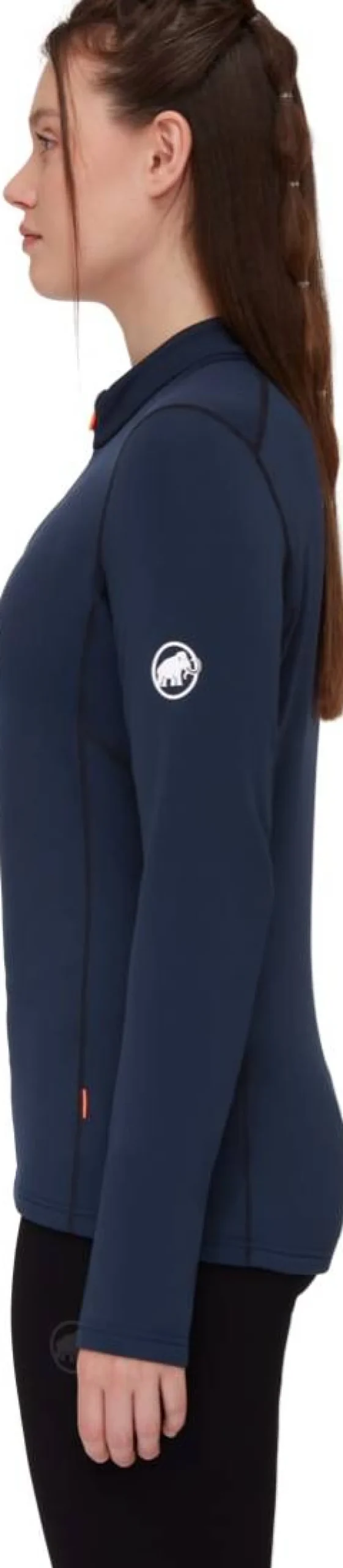 Mammut Women's Aenergy ML Half Zip Pull Marine/Black