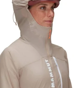 Mammut Women's Aenergy WB Hooded Jacket Savannah-Black